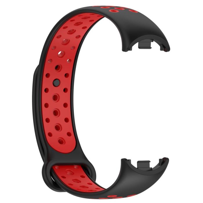 Bild 3, Xiaomi Smart Band 9/8 Träningsarmband Dual-Color Svart/Röd