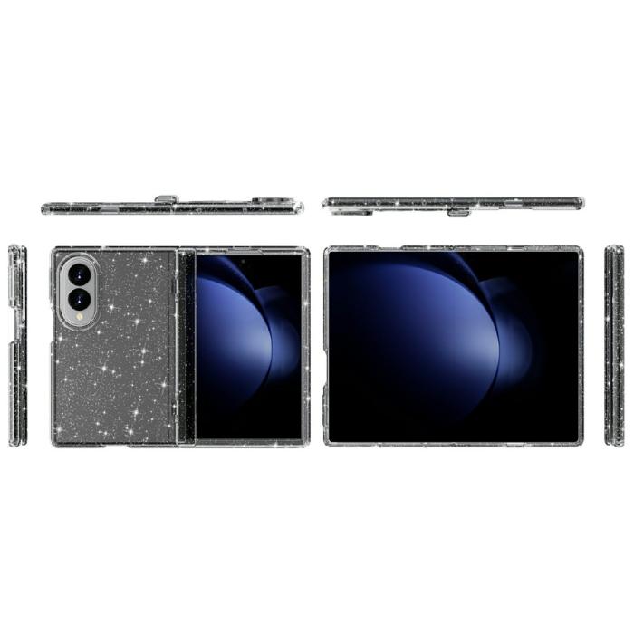 Bild 5, Samsung Galaxy Z Fold 8 Skal Glitter TPU Svart