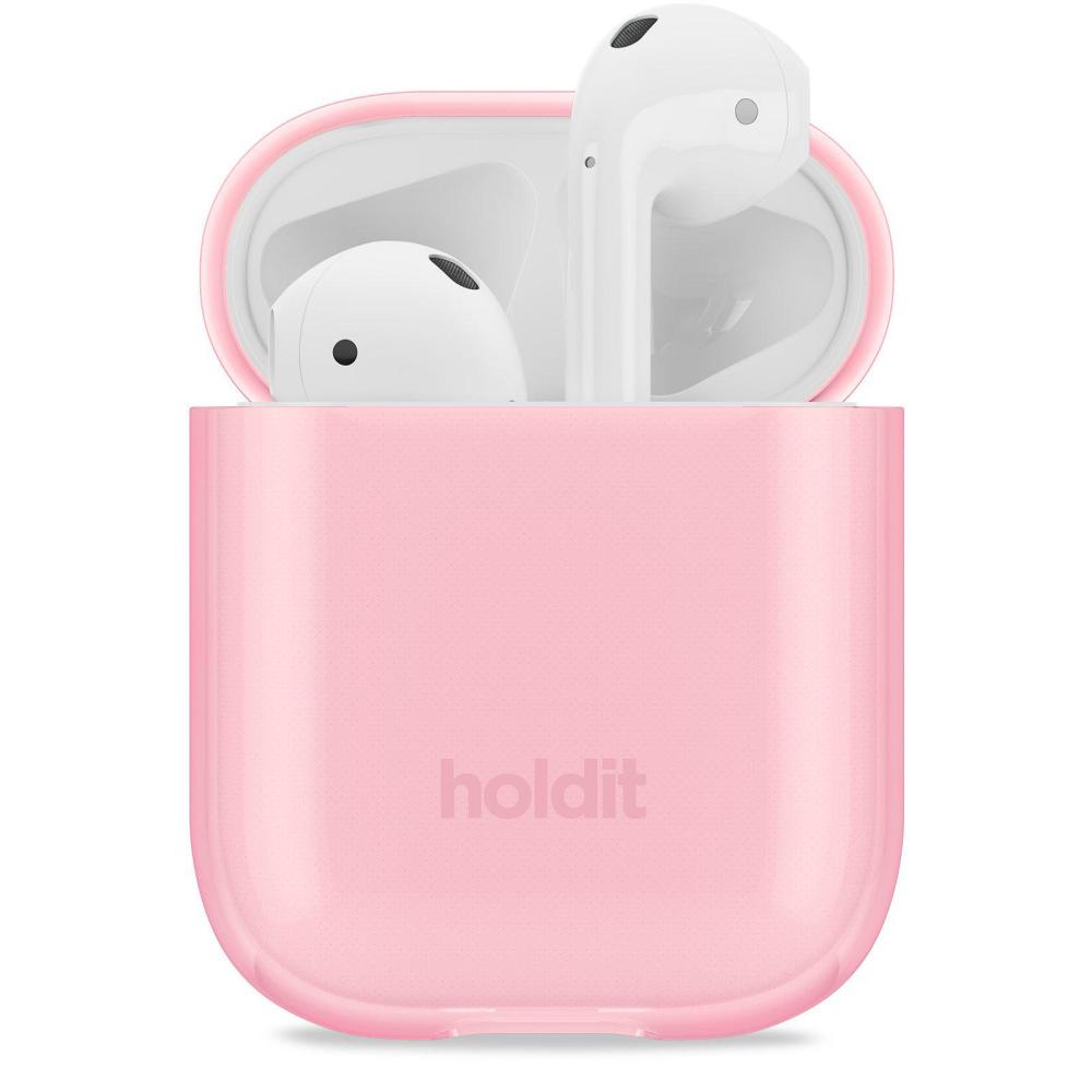 holdit AirPods Skal Seethru Bright Pink
