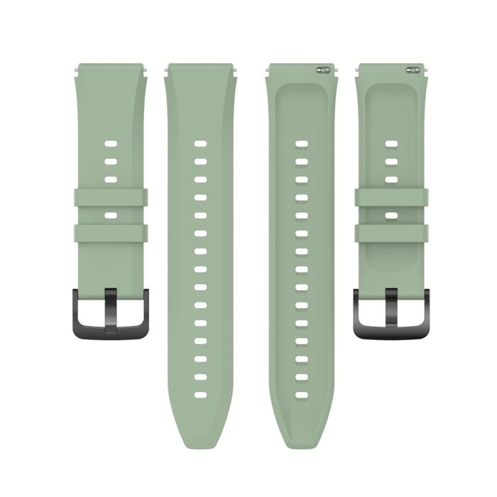 Bild 6, Silikon Armband Smartwatch (22 mm) Ljus Grön