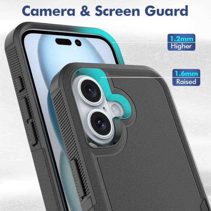 Bild 4, iPhone 16 Skal Extreme Shockproof Hybrid Svart