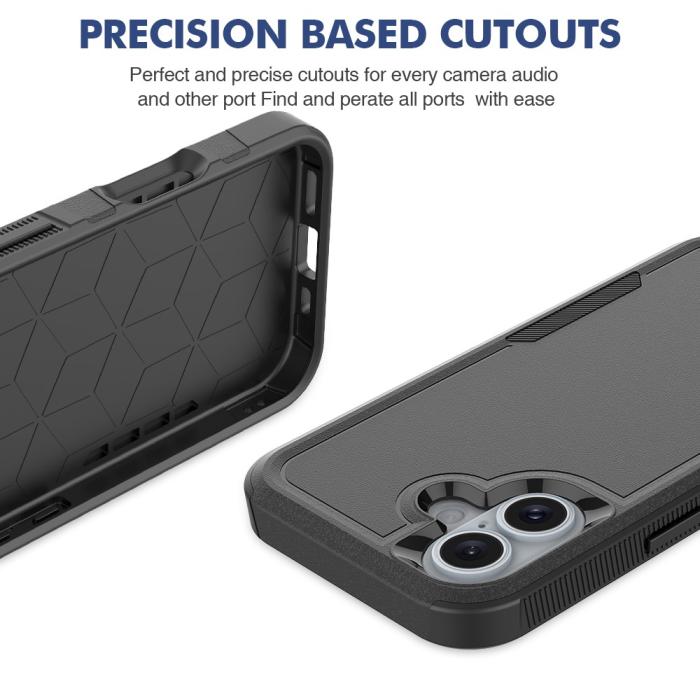 Bild 5, iPhone 16 Skal Extreme Shockproof Hybrid Svart