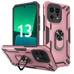 Xiaomi 13 5G Skal Ring Shockproof Armor Roséguld