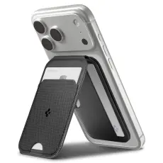 Spigen Magnetsik MagSafe Korth&aring;llare Slim Fold Tripod Svart
