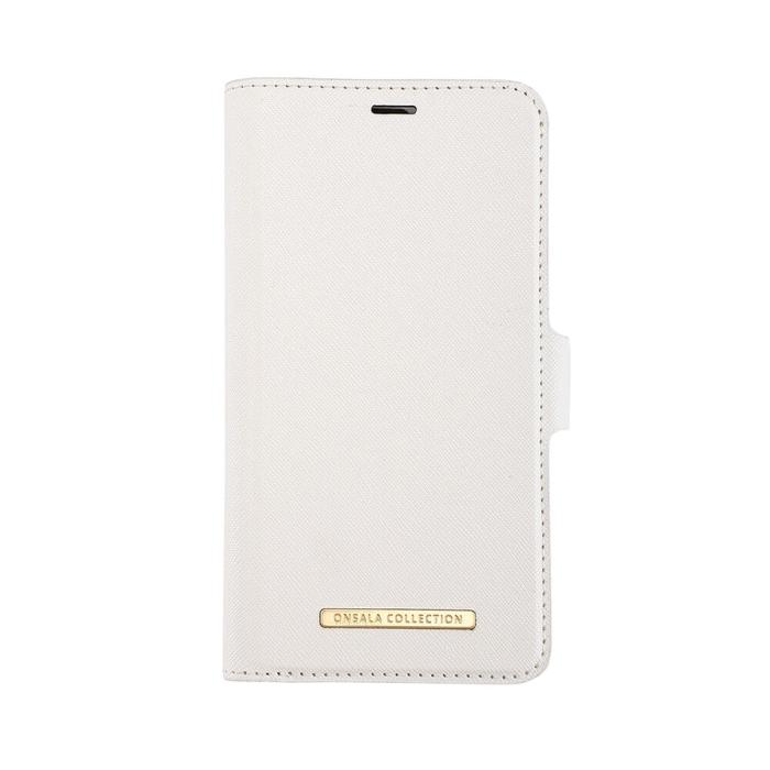 Bild 1, ONSALA iPhone 12 / 12 Pro 2in1 Magnet Fodral / Skal Saffiano White