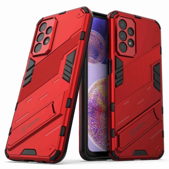 Bild 1, Samsung Galaxy A23 5G Skal Shockproof Hybrid Kickstand Röd