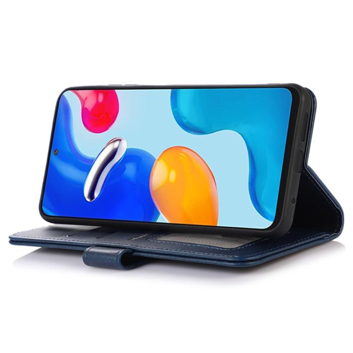 Bild 3, Samsung Galaxy A25 5G Fodral Läder Blå