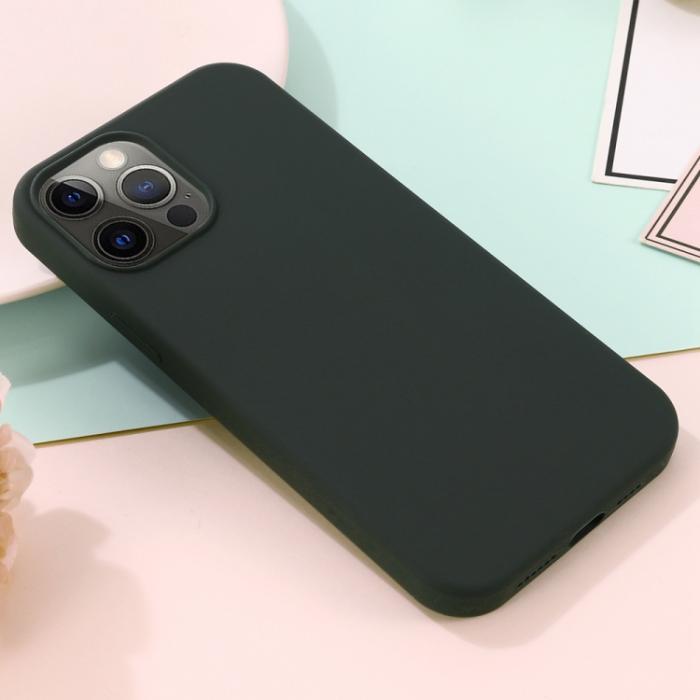 Bild 6, iPhone 15 Pro Skal MagSafe Silikon Mörk Grön