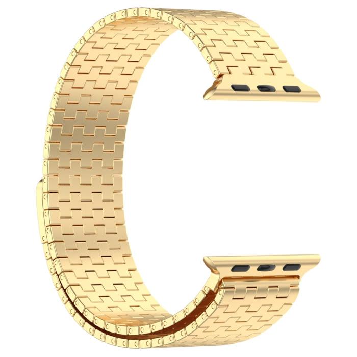 Bild 3, Apple Watch 38/40/41 mm Armband Magnetisk Loop Guld