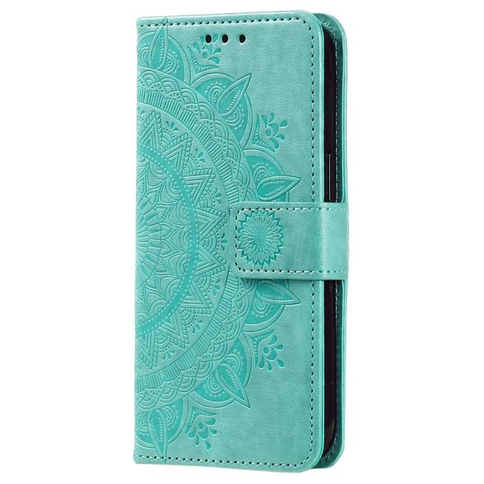 Bild 5, Xiaomi 12T / 12T Pro Fodral Mandala Läder Grön