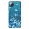 Samsung Galaxy A12 - Skal Med Tryck - Blå Blommor