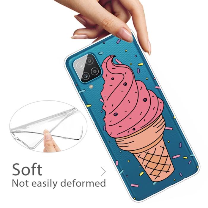 Bild 3, Samsung Galaxy A12 - Skal Med Tryck - Glass