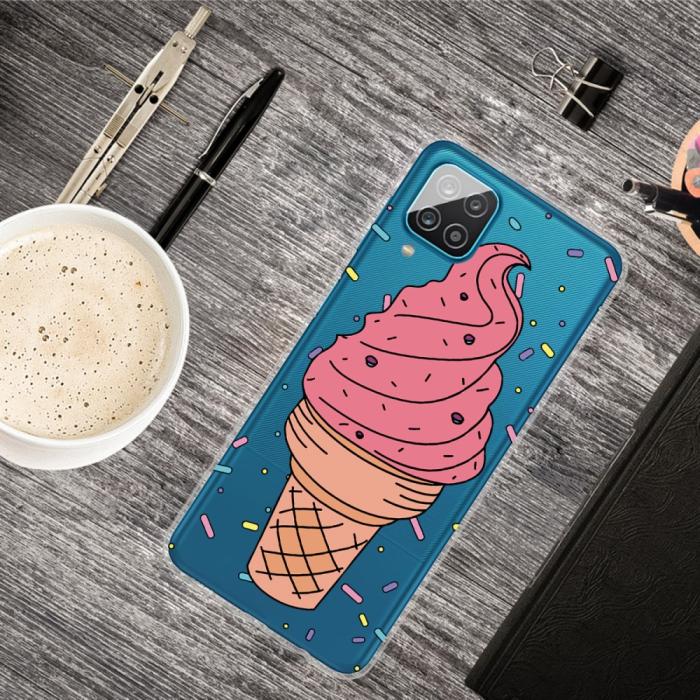 Bild 4, Samsung Galaxy A12 - Skal Med Tryck - Glass