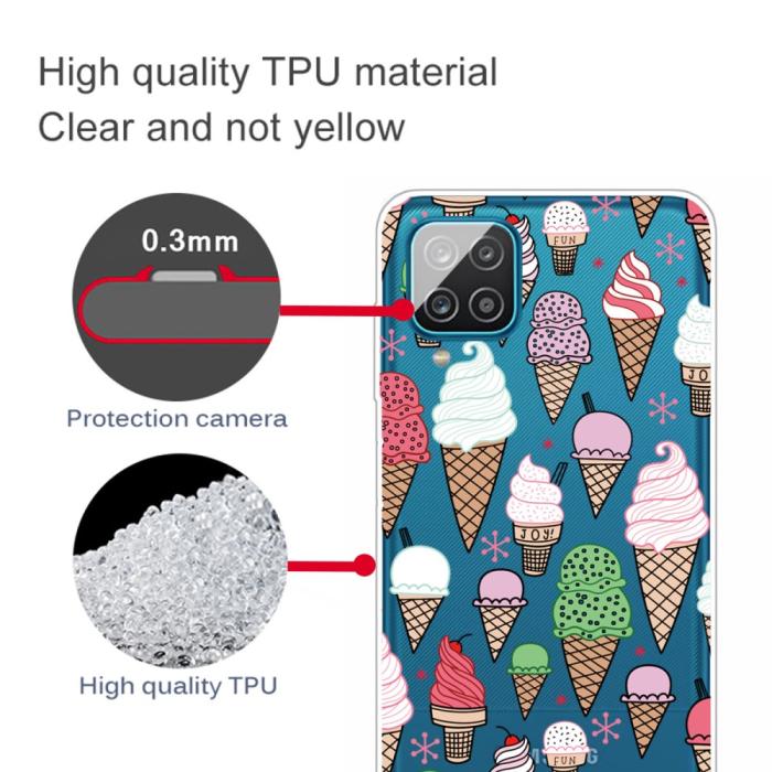 Bild 2, Samsung Galaxy A12 - Skal Med Tryck - Glass Sorter