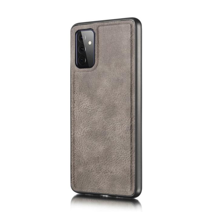 Bild 5, Samsung Galaxy A72 - DG.MING 2in1 Magnet Fodral - Grå