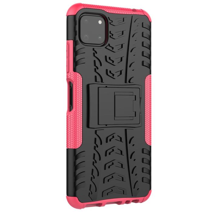 Bild 5, Samsung Galaxy A22 5G - Ultimata Stöttåliga Skalet med Stöd - Rosa