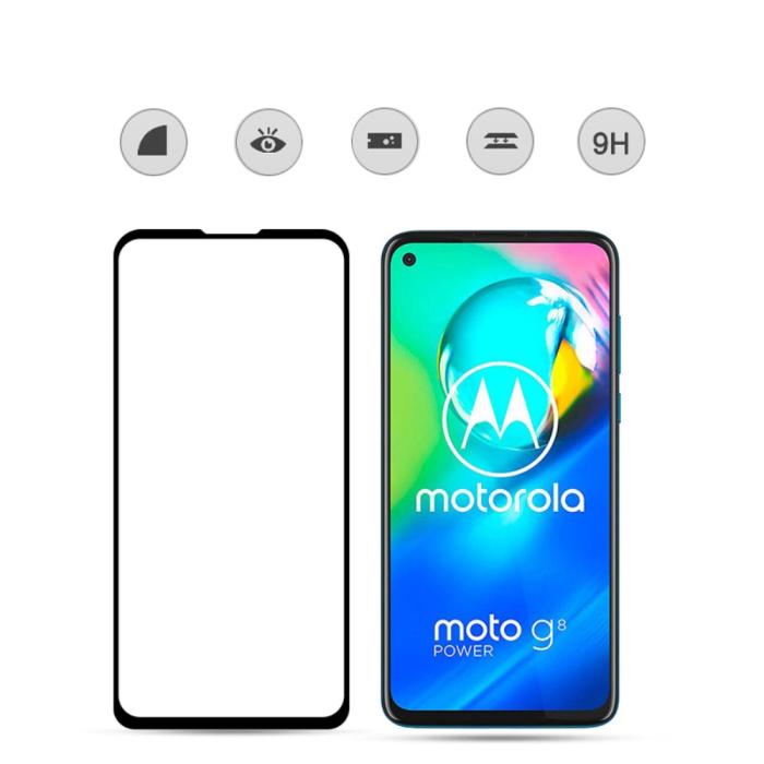 Bild 2, Motorola Moto G8 Power - MOCOLO Heltäckande Härdat Glas