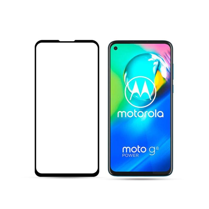 Bild 2, Motorola Moto G8 Power - AMORUS Heltäckande Härdat Glas