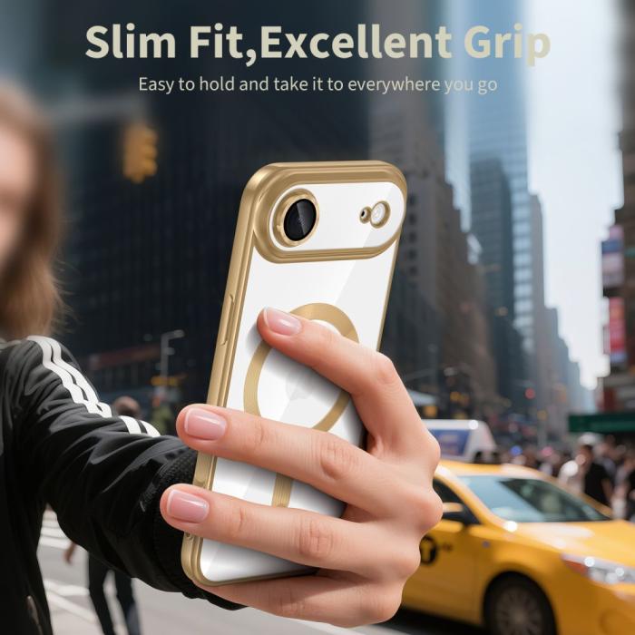 Bild 4, Tech-Protect iPhone Air Skal MagSafe MagFlex Shiny Gold