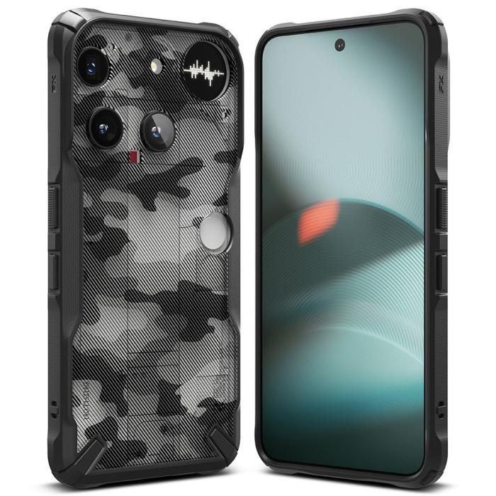 Bild 2, Ringke Nothing Phone 3 Skal Fusion X Camo Svart