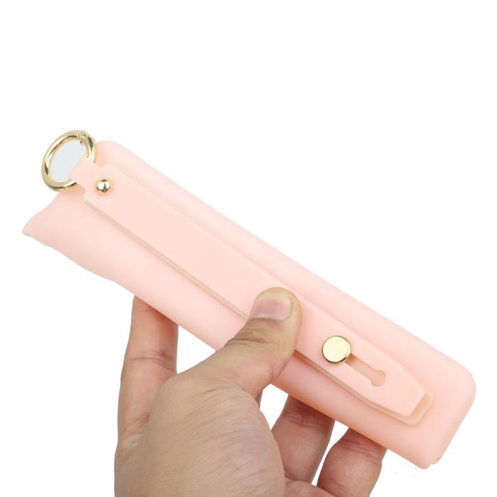 Bild 5, Samsung Galaxy A53 5G Skal TPU Med Fingerstrap Ljus Rosa