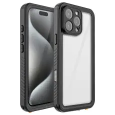 REDPEPPER iPhone 16 Pro Skal 360 Vattent&auml;t IP68 Svart