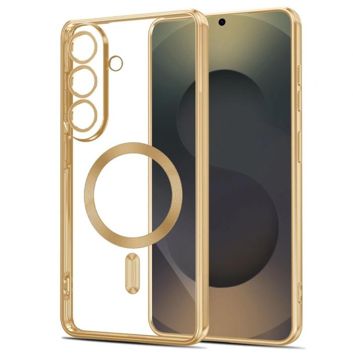 Bild 3, Tech-Protect Galaxy S26 Plus Skal MagSafe MagFlex Shiny Gold