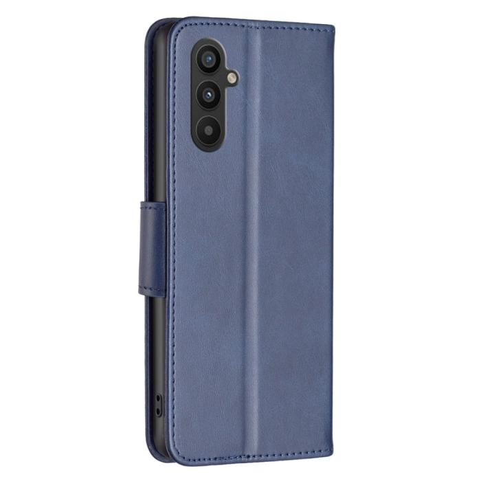 Bild 6, Samsung Galaxy A34 5G Fodral Solid Shark Läder Blå