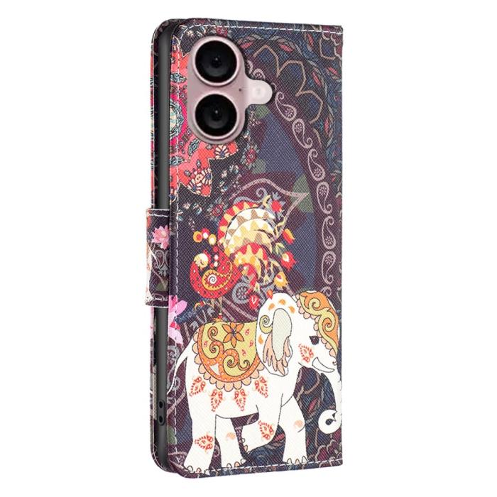 Bild 6, iPhone 16 Plus Fodral Med Tryck Mandala Elefant