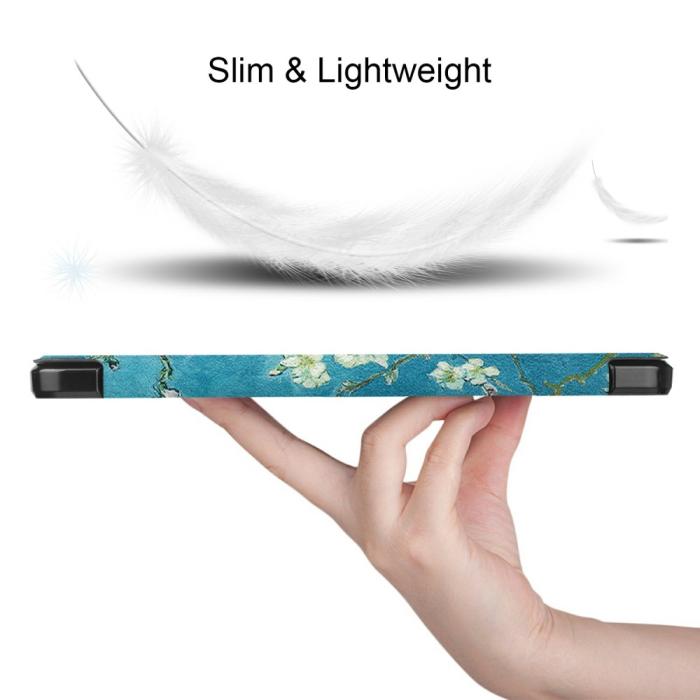 Bild 4, Samsung Galaxy Tab S7 Plus / Tab S8 Plus Fodral Tri-Fold Pennhållare