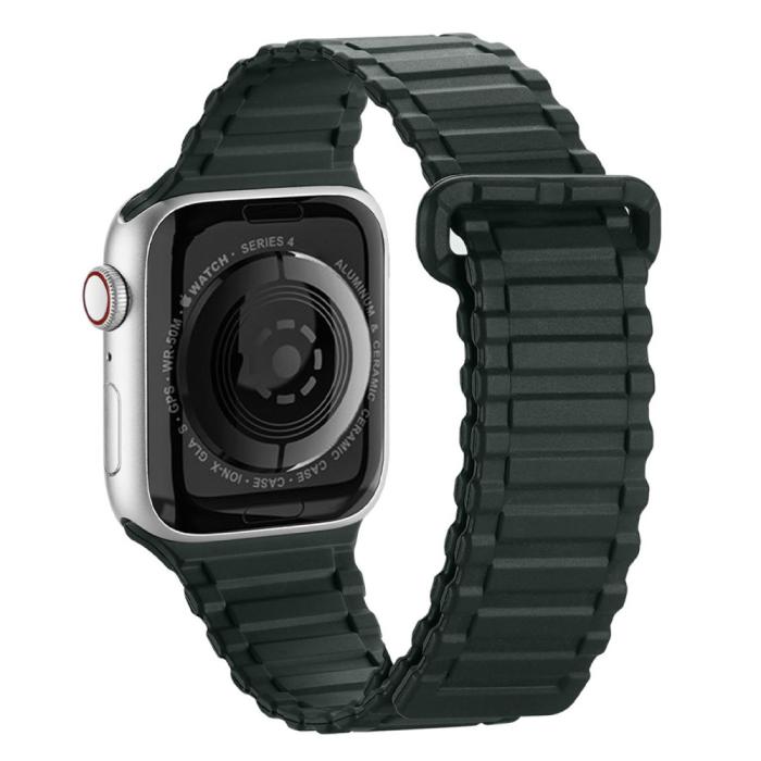 Bild 1, DUX DUCIS Apple Watch 38/40/41 mm Armband Magnetisk Silikon