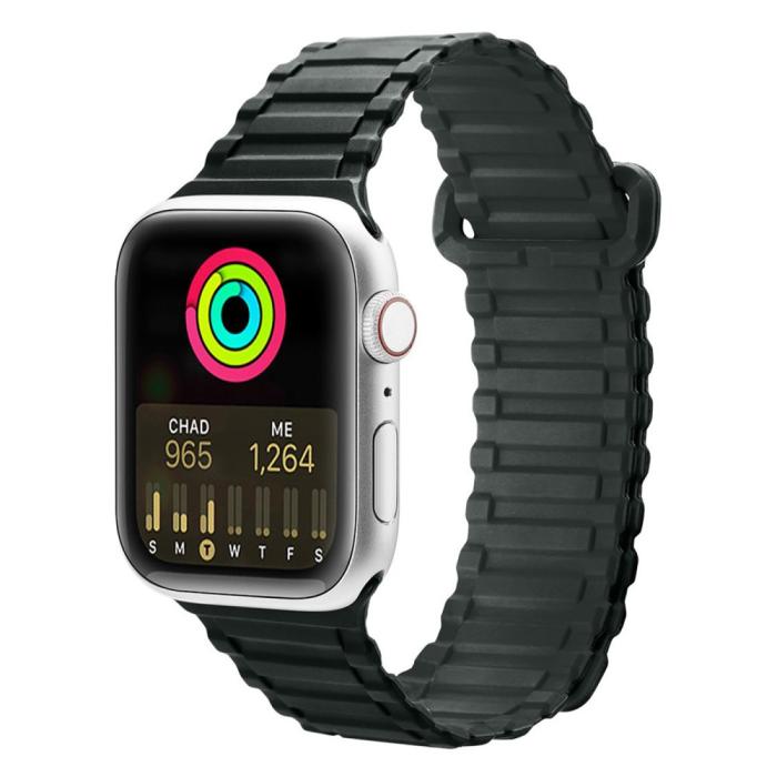 Bild 2, DUX DUCIS Apple Watch 38/40/41 mm Armband Magnetisk Silikon
