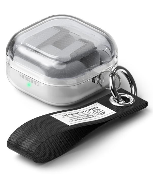 Bild 2, Ringke Galaxy Buds 4 / 4 Pro Skal Air Transparent / Svart