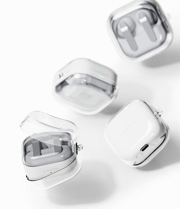 Bild 3, Ringke Galaxy Buds 4 / 4 Pro Skal Air Transparent / Svart