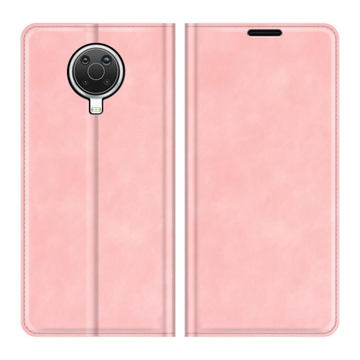 Bild 1, Nokia G10 / G20 Fodral Skin Touch Läder Rosa
