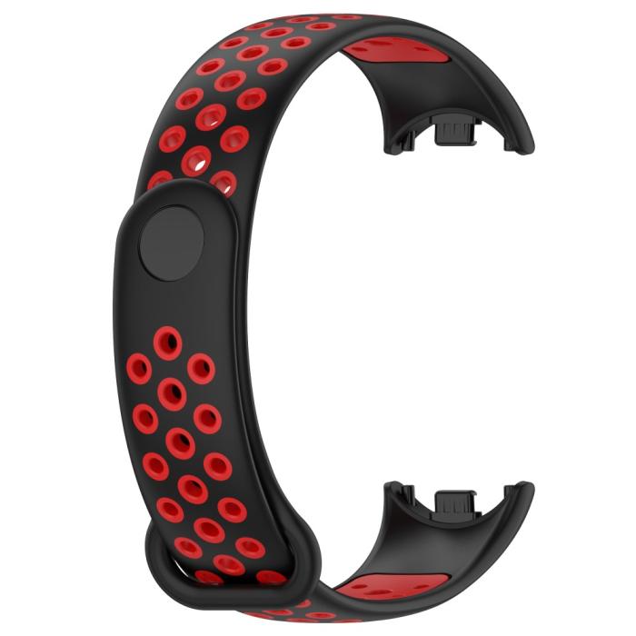 Bild 4, Xiaomi Smart Band 9/8 Träningsarmband Dual-Color Svart/Röd