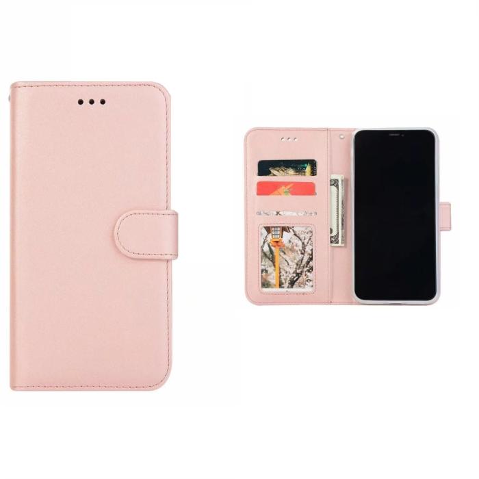 Bild 1, Samsung S9 Plus Plånboksfodral / Magnet Skal 2in1 - Roséguld