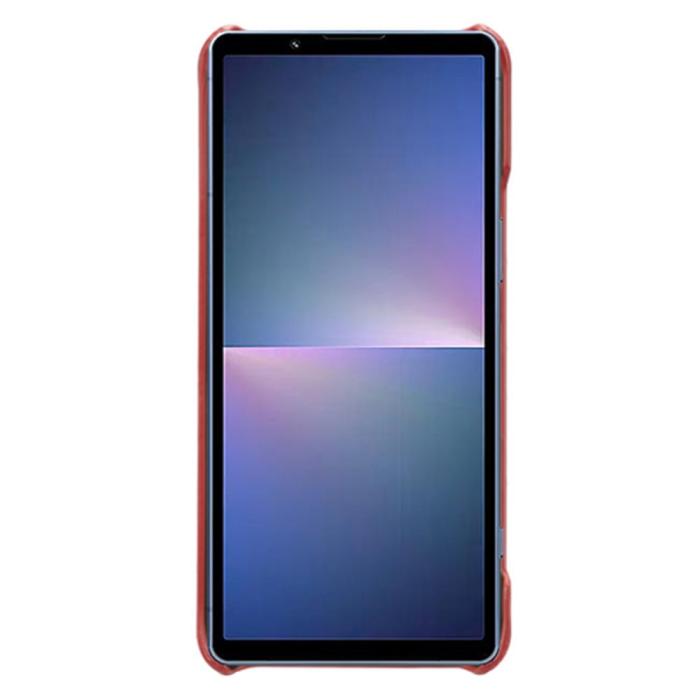 Bild 2, Sony Xperia 5 V Skal Läderbelagt Röd