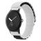 Google Pixel Watch / Watch 2 Armband Nylon Pro Vit/Svart