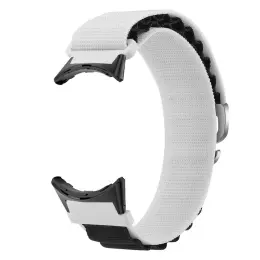 Google Pixel Watch / Watch 2 Armband Nylon Pro Vit/Svart