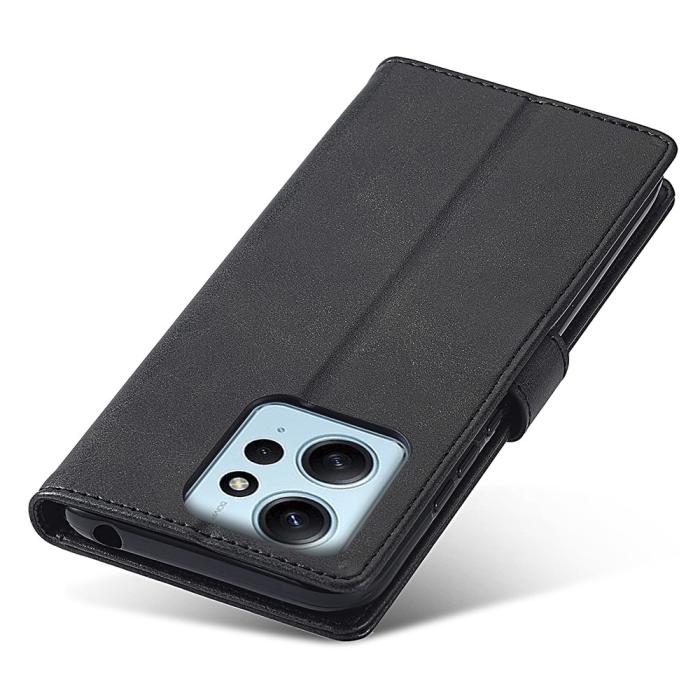 Bild 5, LC.IMEEKE Xiaomi Redmi Note 12 4G Fodral Läder Svart