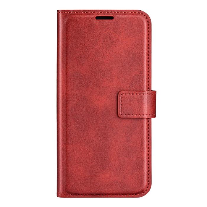 Bild 5, Samsung Galaxy S23 Plus Fodral Solid Läder Röd