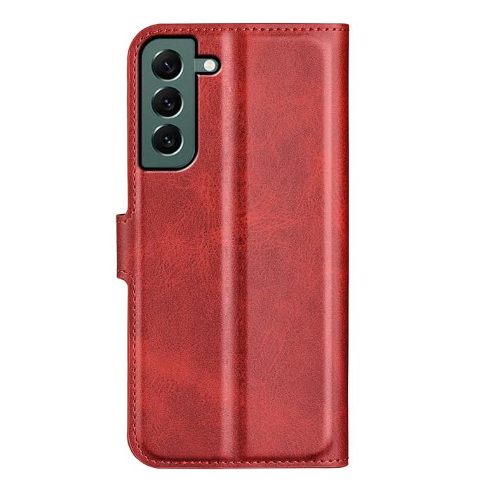 Bild 6, Samsung Galaxy S23 Plus Fodral Solid Läder Röd