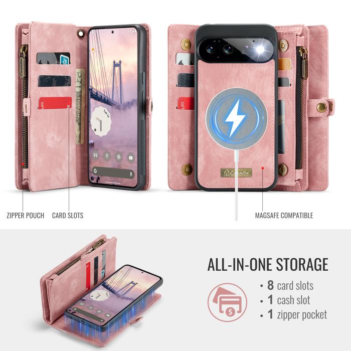 Bild 3, CASEME Google Pixel 11 / 11 Pro Fodral 2in1 Multifunktionell