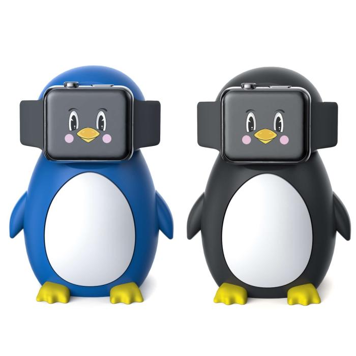 Bild 6, Pingvin Laddningsbas/Stativ För Apple Watch Svart