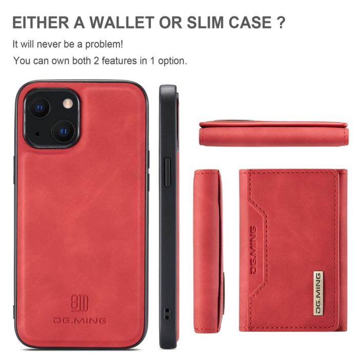 Bild 6, DG.MING iPhone 15 Plus Skal 2in1 Magnetisk Avtagbart Kortfack
