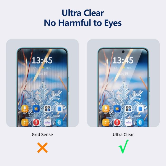 Bild 6, ENKAY Galaxy A35 5G/A55 5G Skärmskydd Heltäckande Privacy