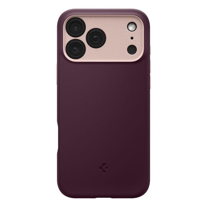 Bild 2, Spigen iPhone 17 Pro Max Skal MagSafe Nano Pop Burgundy Bean