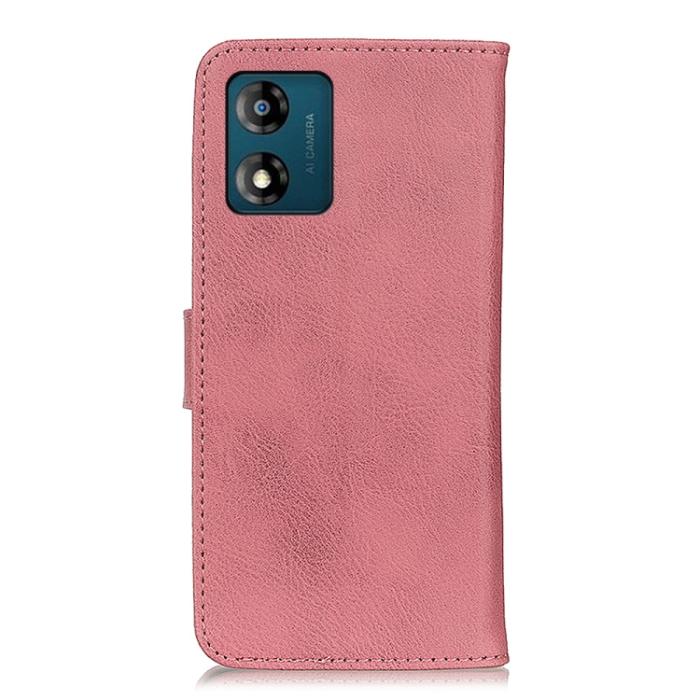 Bild 3, KHAZNEH Motorola Moto E13 Fodral Läder Rosa