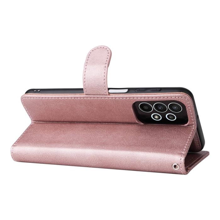 Bild 4, Samsung Galaxy A23 5G 2in1 Magnet/Plånboksfodral Roséguld